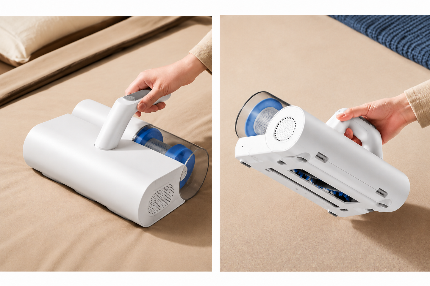 🌀 Aspiradora Inalámbrica Anti-Ácaros UV – Protege Tu Hogar Mientras Duermes