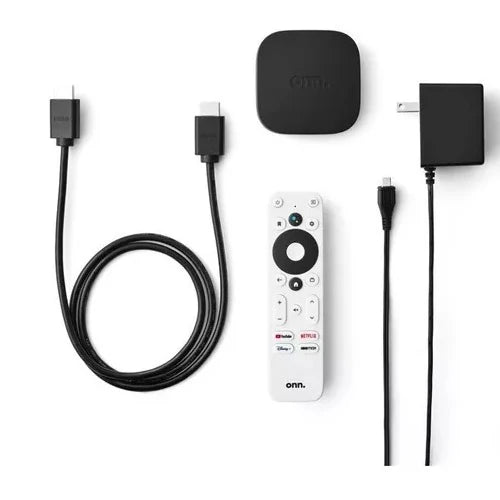Onn Google TV 4K Streaming Box – Convierte Cualquier TV en Smart TV al Instante