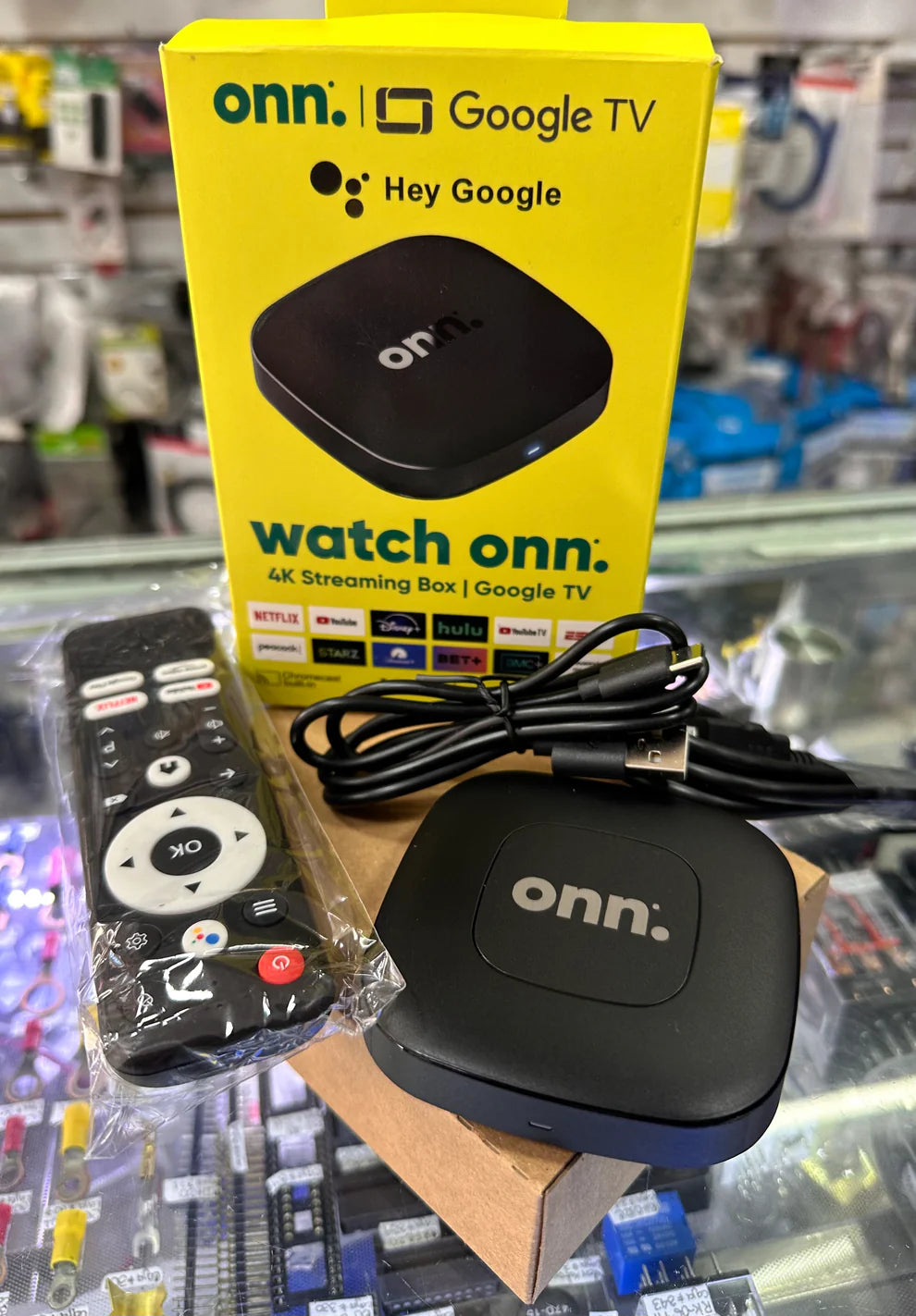 Onn Google TV 4K Streaming Box – Convierte Cualquier TV en Smart TV al Instante