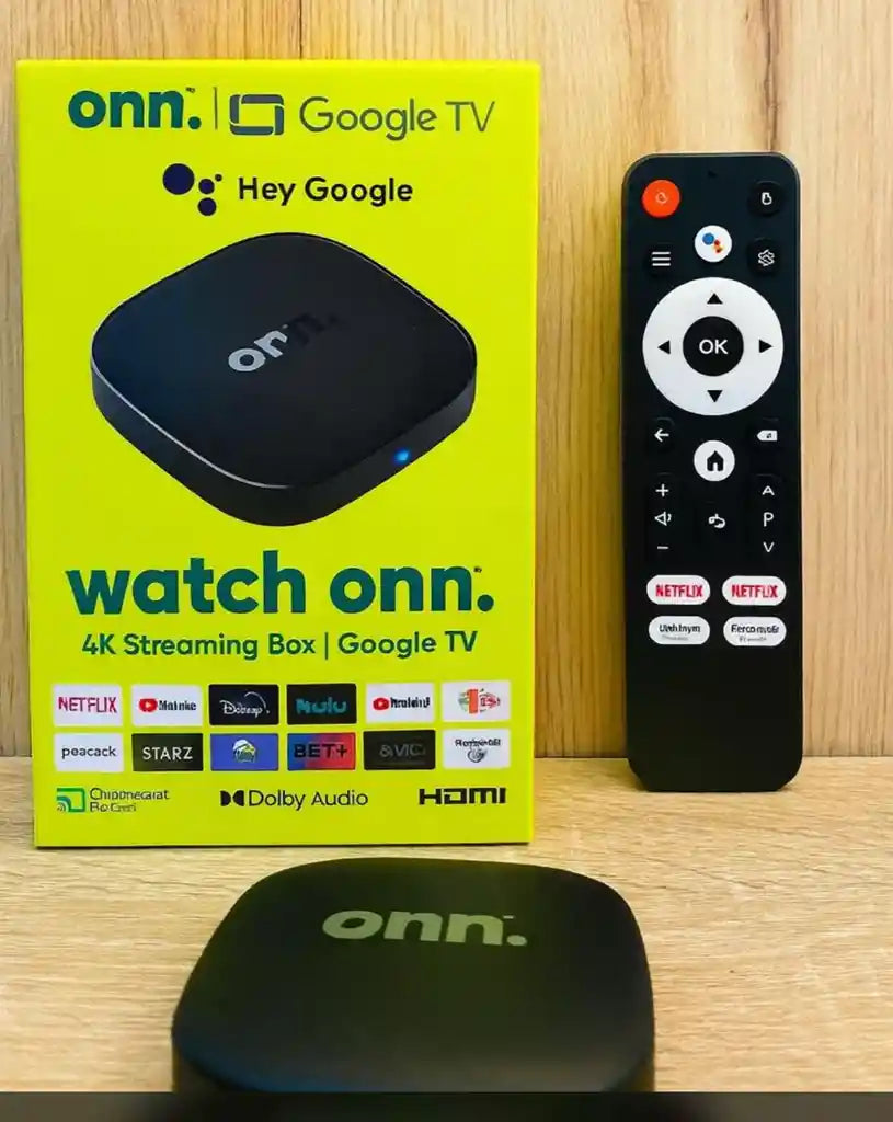 Onn Google TV 4K Streaming Box – Convierte Cualquier TV en Smart TV al Instante